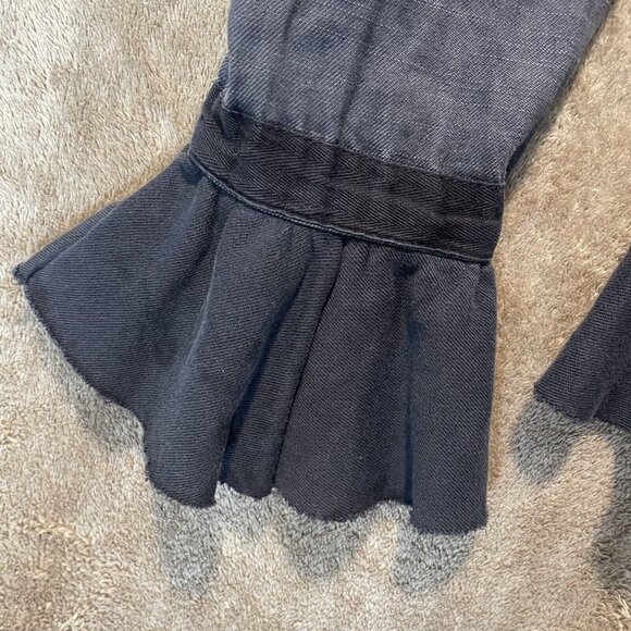 Sundance Laurel Legends Military Navy Blue Jacket 92666 Size PS Petite Small Lin - Picture 5 of 10